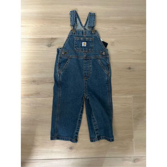 Carhartt Other - NEW Carhartt Jean Denim Bib Overalls 12M